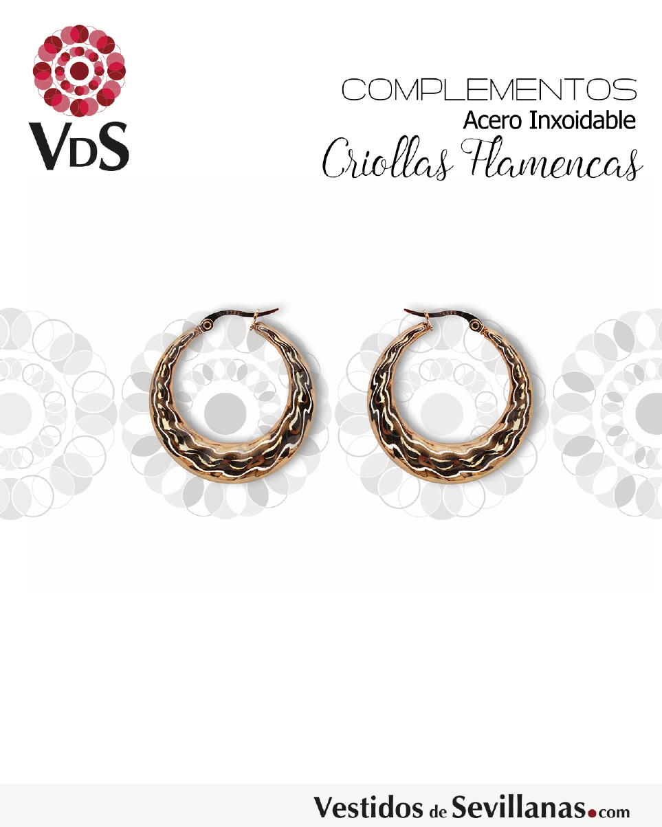 Aretes Acero Inox.
