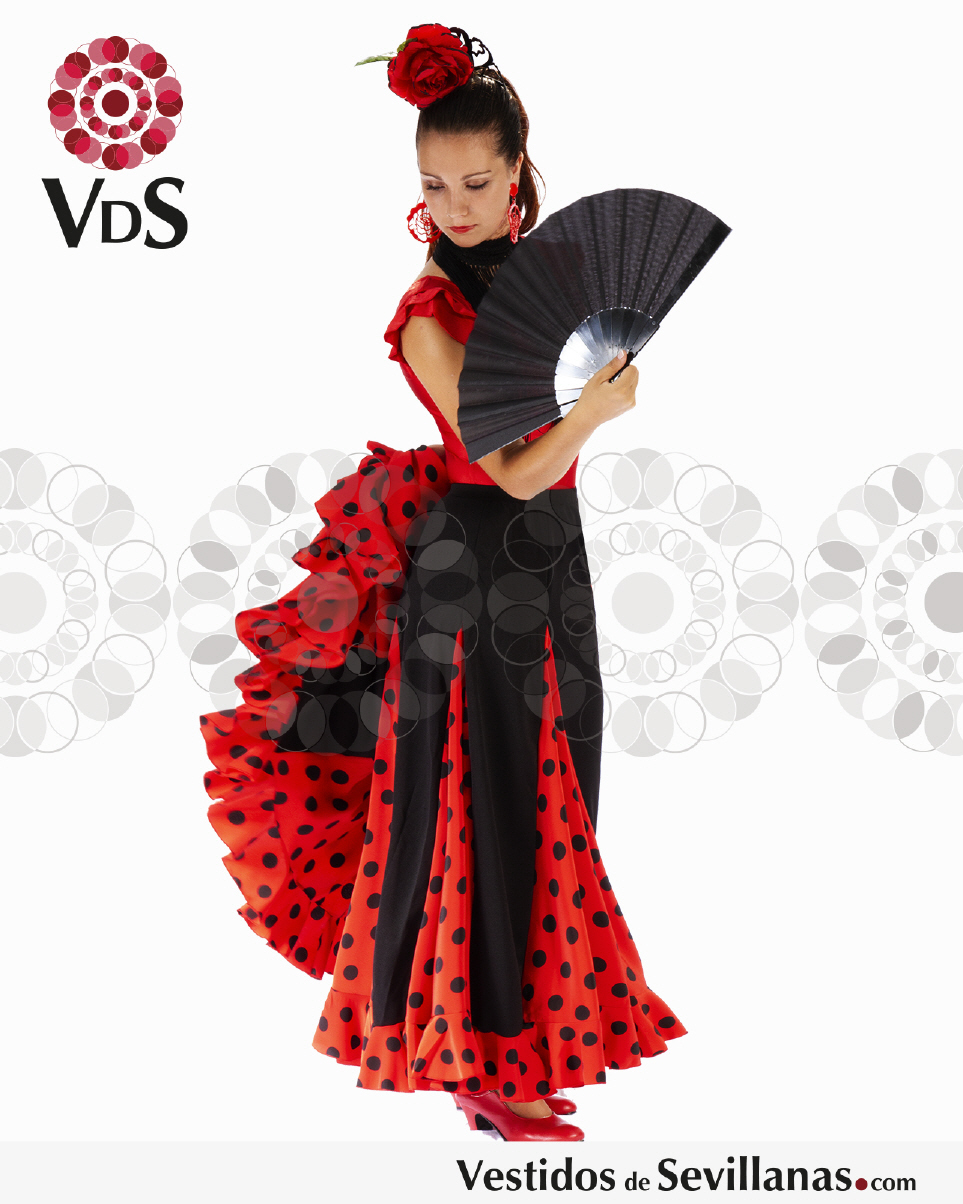 Falda baile flamenco