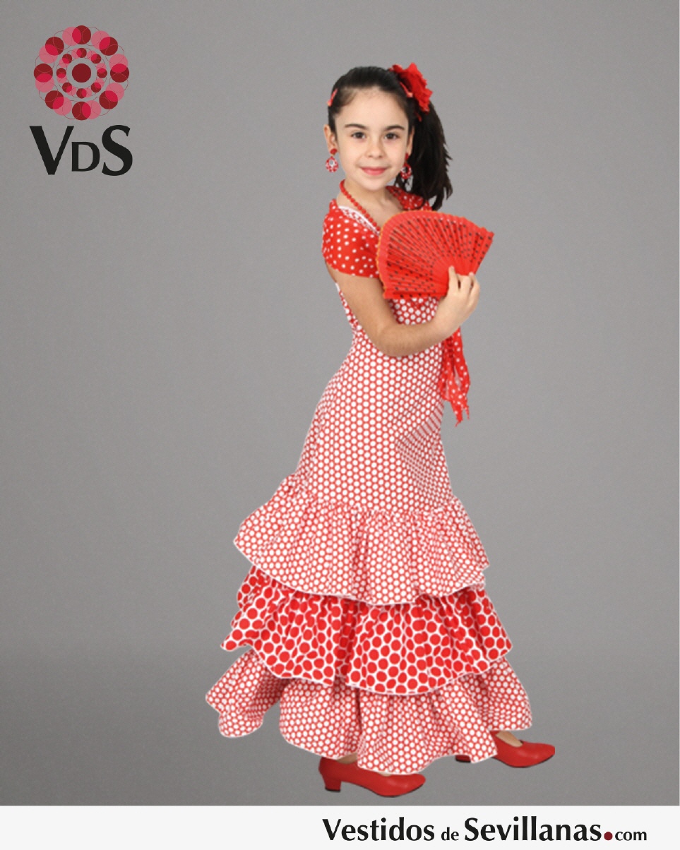 Traje Flamenca M&Aacute;LAGA Largo_3col