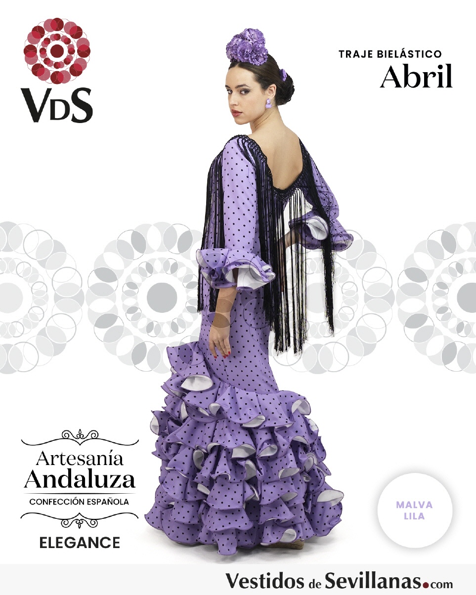 Traje Flamenca ABRIL (Biel&aacute;stico) T.50_3col