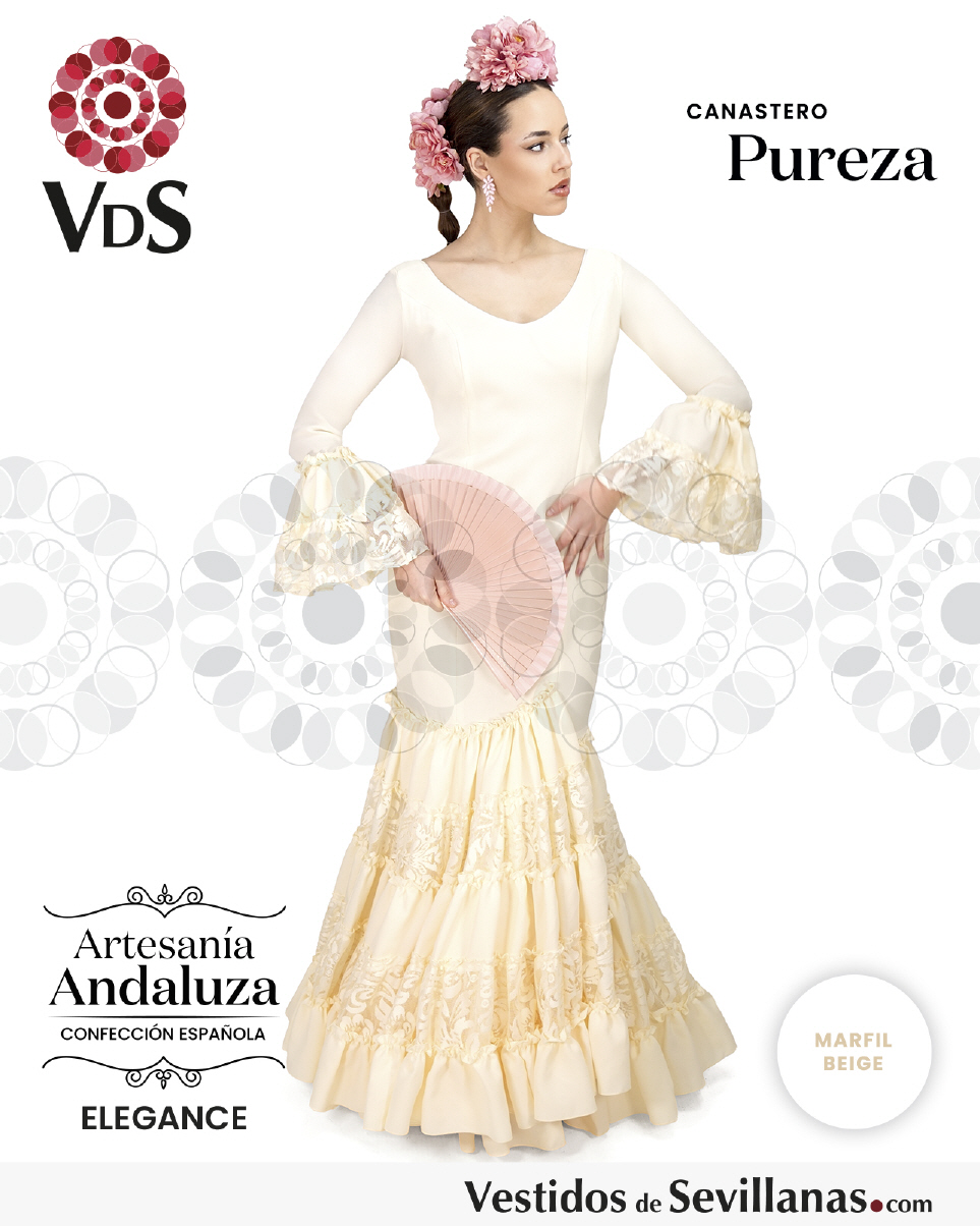 Vestidos canasteros de flamenca
