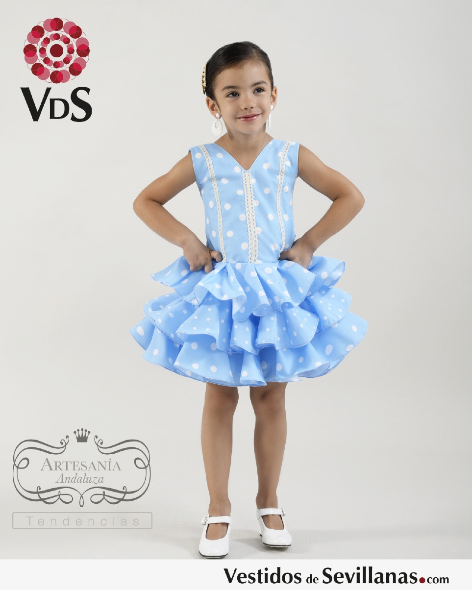 Traje de Flamenca CANDIL Corto_3col