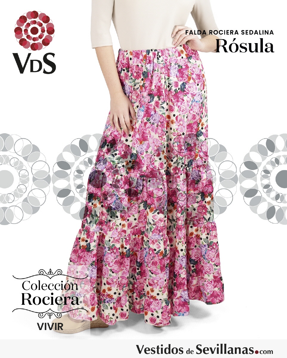 Falda Rociera R&Oacute;SULA Sedalina_3col