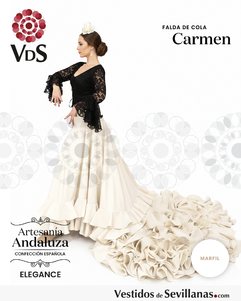 Falda de cola