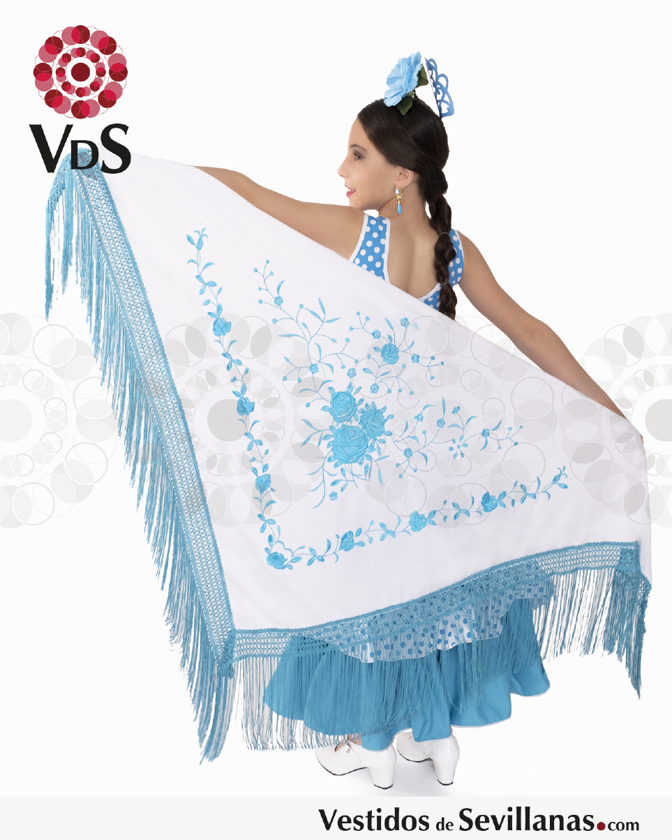 Mantones de baile flamenco