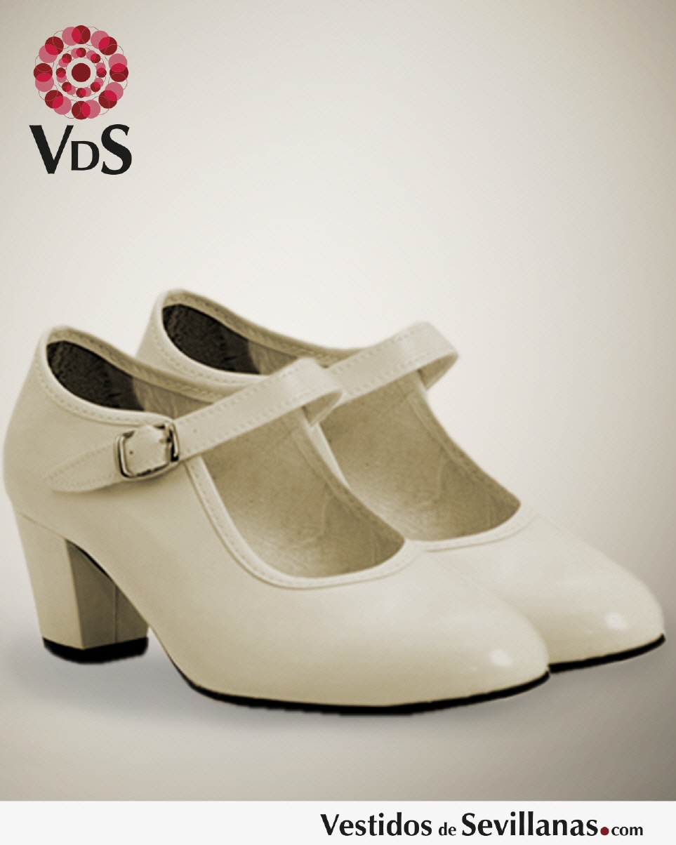 Zapato Flamenco B&Aacute;SICO - Beige/caramelo_3col