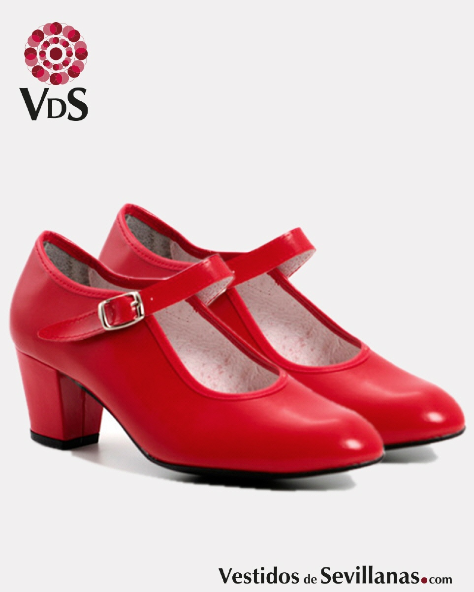 Zapato Flamenco B&Aacute;SICO - Polipiel_3col